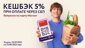 Как начисляется кэшбэк в Магните по СБП в Живика