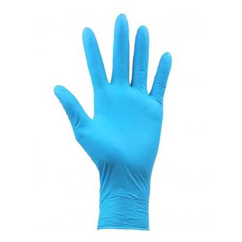 Перчатки Wally Plastic одноразовые виниловые голубые размер L 100 шт. в Живика