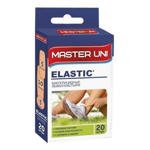 Пластырь Master Uni Elastic бактерицидный классический 20 шт. в Живика