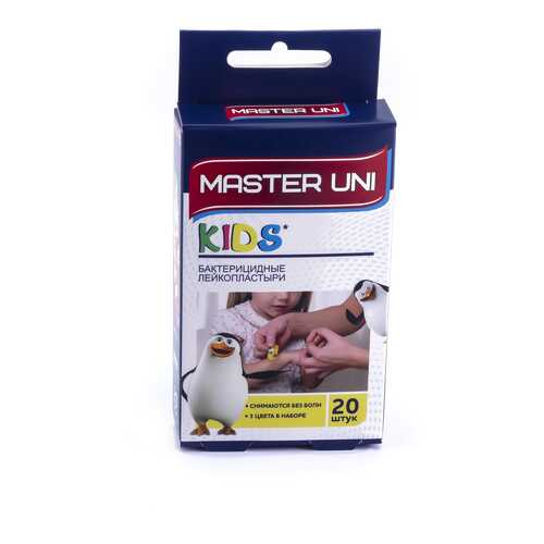 Пластырь Master Uni Kids бактерицидный детский 20 шт. в Живика