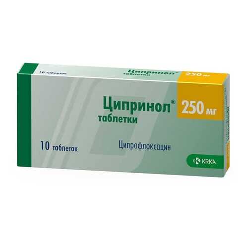 Ципринол таблетки 250 мг 10 шт. в Живика