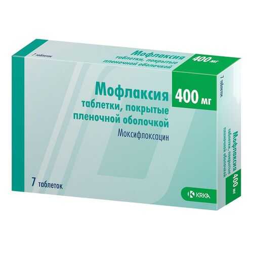 Мофлаксия таблетки 400 мг 7 шт. в Живика