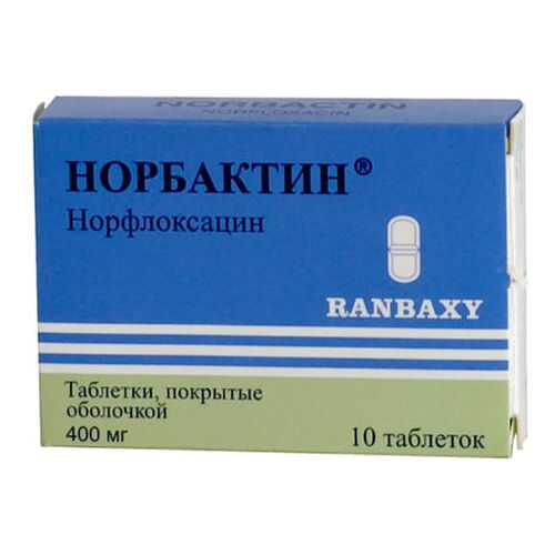 Норбактин тб 400 мг N10 в Живика