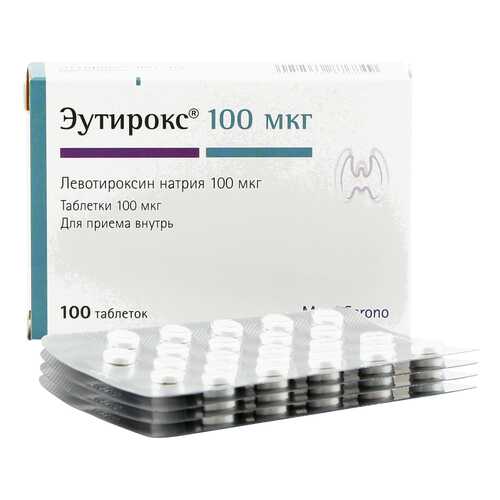 Эутирокс таблетки 100 мкг 100 шт. в Живика