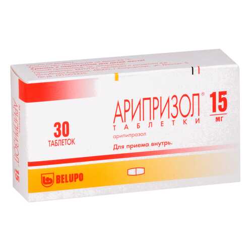 Арипризол таблетки 15 мг 30 шт. в Живика