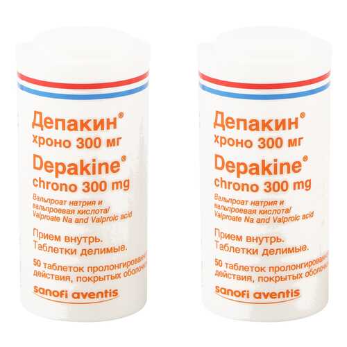 Депакин хроно таблетки 300 мг 100 шт. в Живика