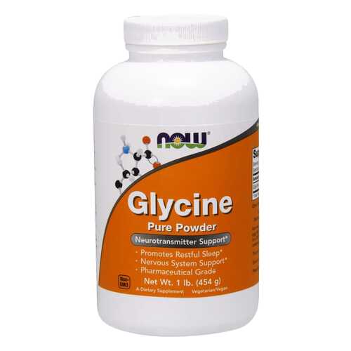 Для нервной системы NOW Glycine Pure 454 г в Живика