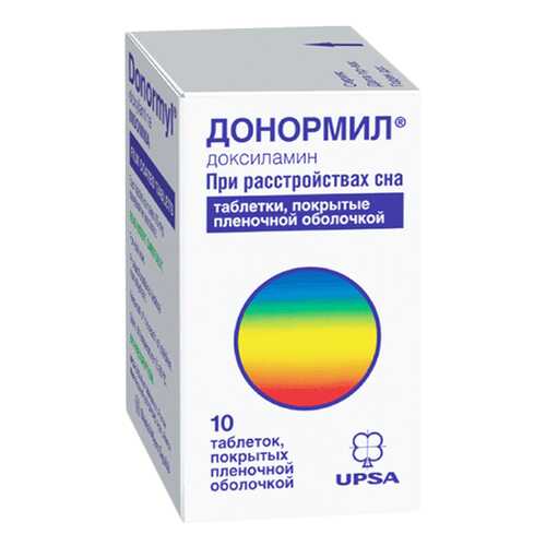 Донормил таблетки, покрытые пленочной оболочкой 15 мг №10 в Живика