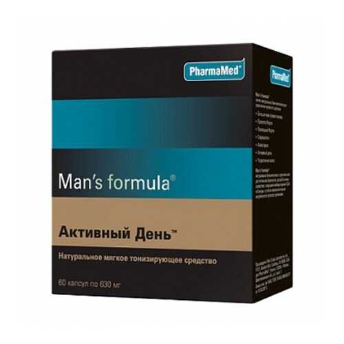 Man's formula PharmaMed активный день 30 капсул в Живика