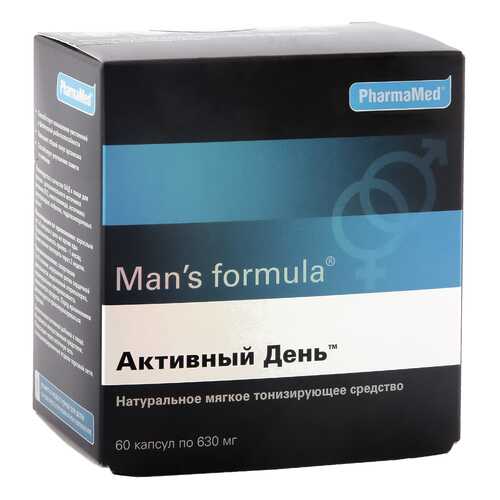 Man's formula PharmaMed активный день 60 капсул в Живика