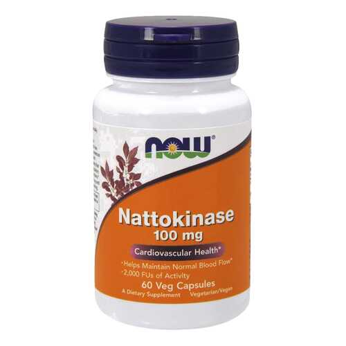 Для пищеварения NOW Nattokinase 100 мг 60 капсул в Живика