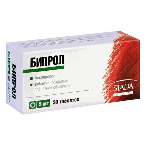Бипрол таблетки, покрытые пленочной оболочкой 5 мг №30 в Живика