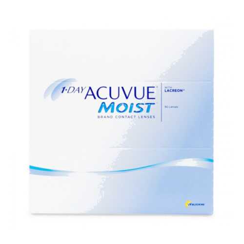 Контактные линзы 1-Day Acuvue Moist 90 линз R 9,0 +2,25 в Живика