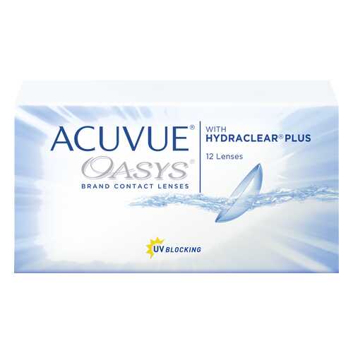 Контактные линзы Acuvue Oasys with Hydraclear Plus 12 линз R 8,4 -4,75 в Живика