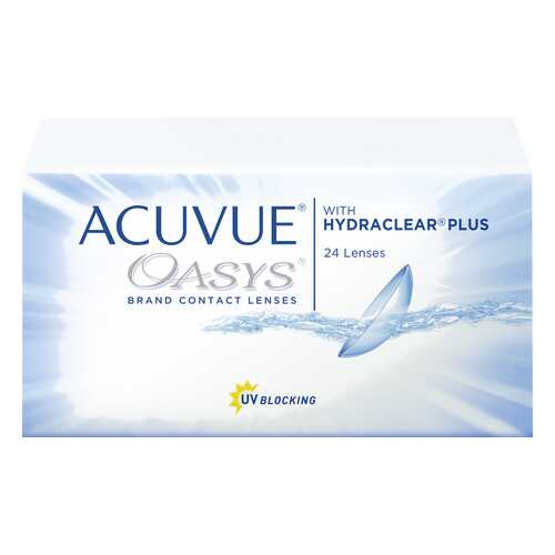 Контактные линзы Acuvue Oasys with Hydraclear Plus 24 линзы R 8,4 -5,50 в Живика