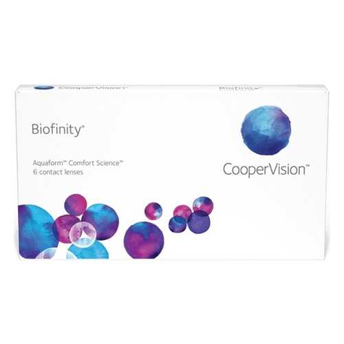 Контактные линзы Biofinity 6 линз +1,00 в Живика