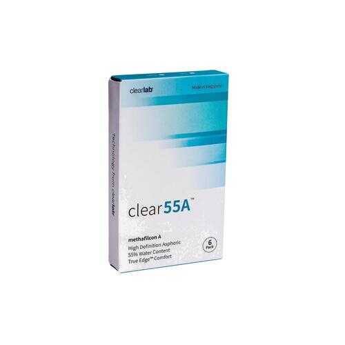 Контактные линзы ClearLab Clear 55 A 6 линз R 8.7 -08,00 в Живика