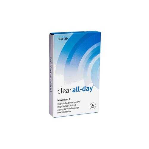 Контактные линзы ClearLab Clear All-Day 6 линз R 8.6 -01,25 в Живика