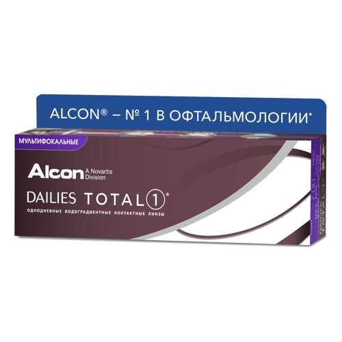 Контактные линзы Dailies Total1 Multifocal 30 линз High +2 R 8,5 +6,00 в Живика