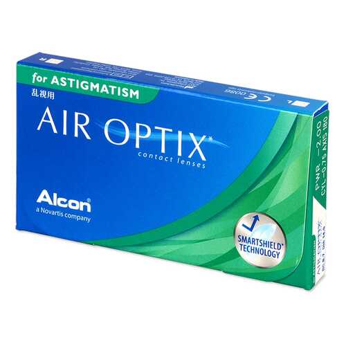 Контактные линзы Air Optix for Astigmatism 3 линзы R 8,7 -1,50/-2,25/90 в Живика