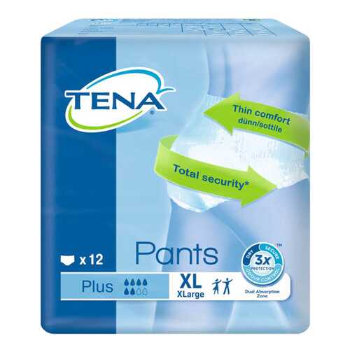 Подгузники для взрослых Tena Pants Plus XL 12 шт. в Живика