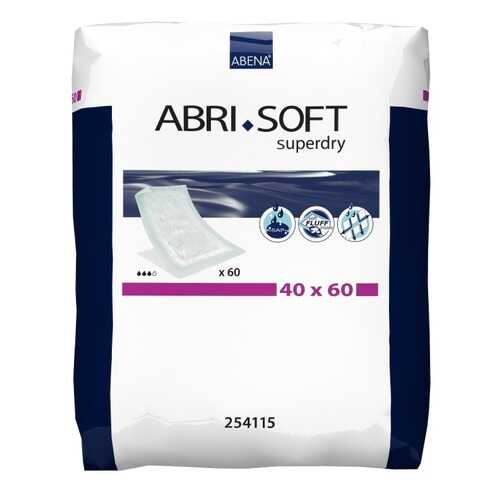Впитывающие пеленки, 40x60 см, 60 шт. Abena Abri-Soft Superdry в Живика