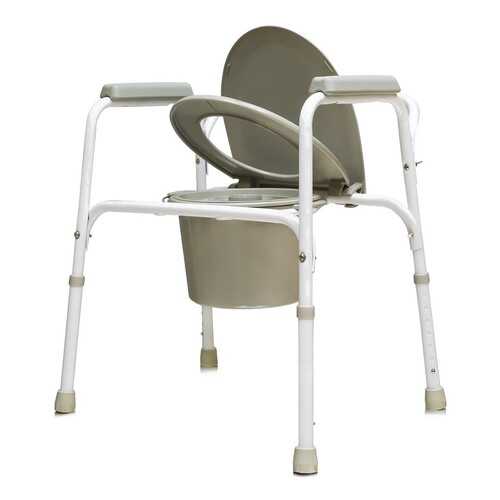 Кресло-туалет Amrus AMCB6803, со спинкой, стальное в Живика