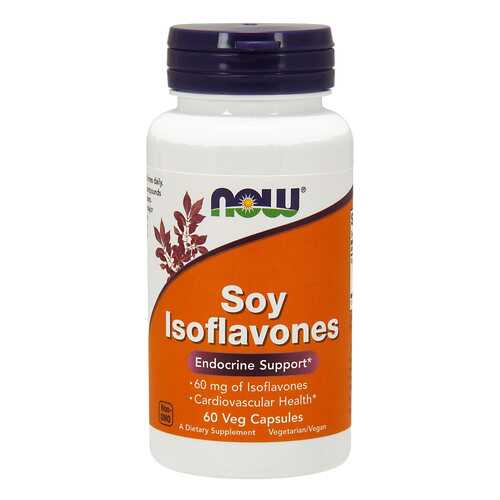 Добавка для сердца и сосудов NOW Soy Isoflavones 60 капсул в Живика