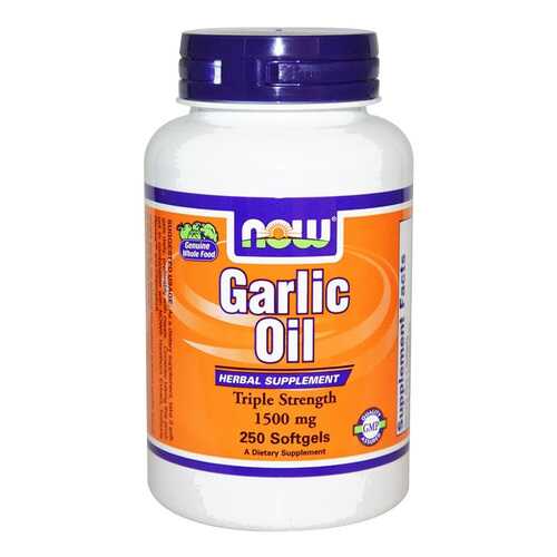 Другие масла и жиры NOW Garlic Oil 250 капс. в Живика