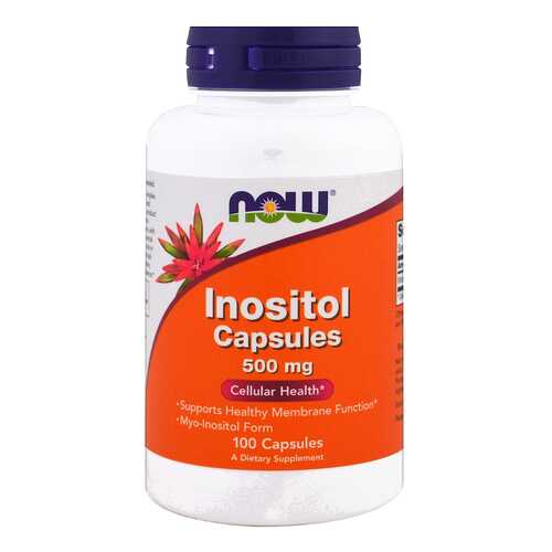 Inositol Capsules NOW капсулы 100 шт. в Живика