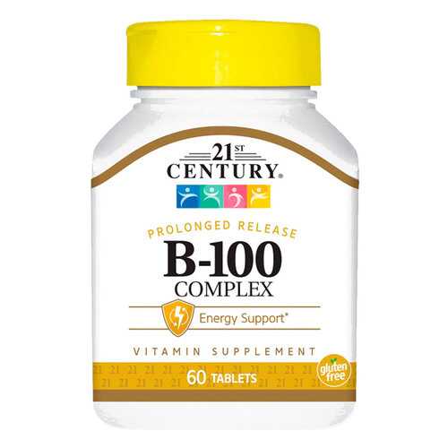 Витамин В 21ST CENTURY B-100 Complex таблетки 60 шт. в Живика
