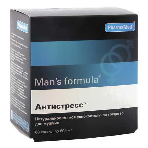 Man's formula Антистресс капсулы 60 шт. man's formula антистресс капсулы 60 шт. в Живика