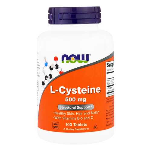 Многокомпонентный препарат NOW L-Cysteine 100 табл. в Живика