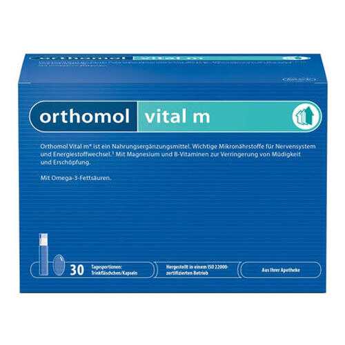 Vital M Orthomol жидкость фл. 20 мл + капсулы 800 мг + капсулы 700 мг 30 шт. в Живика