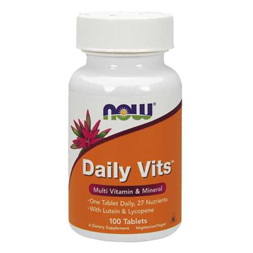 Витаминный комплекс NOW Daily Vits 100 табл. в Живика