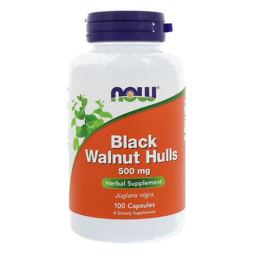 Добавка для иммунитета NOW Black Walnut Hulls 100 капс. натуральный в Живика