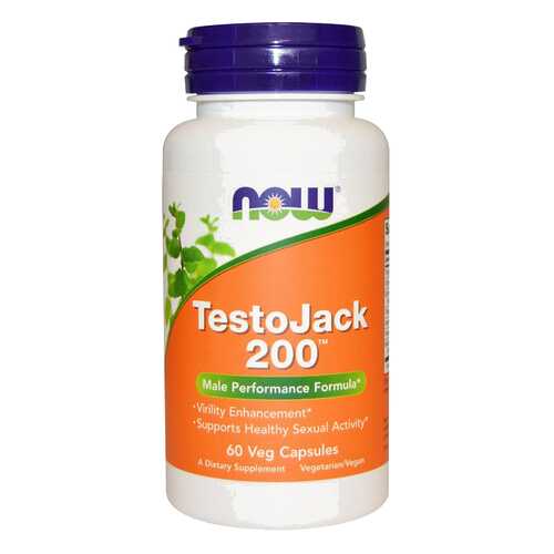 Многокомпонентный препарат NOW TestoJack 200 60 капс. натуральный в Живика