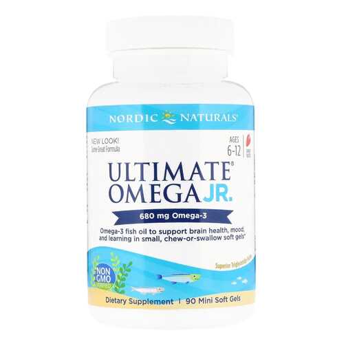 Ultimate Omega Junior Nordic Naturals 680 мг мини-капсулы 90 шт. в Живика